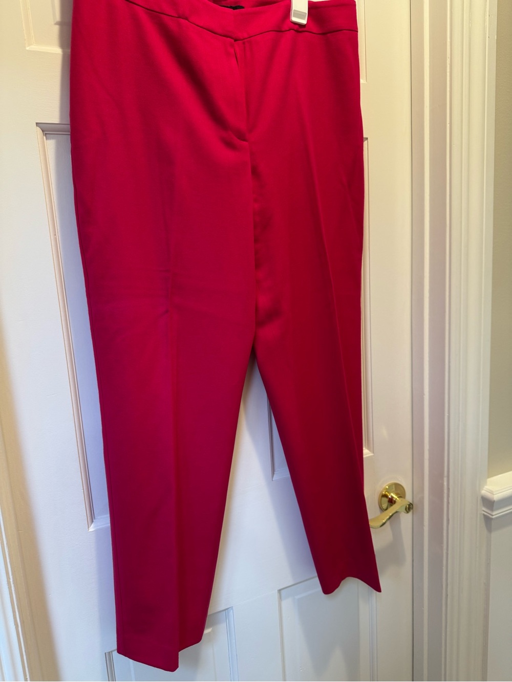 Talbots Hot Pink Straight-Leg Dress Pants